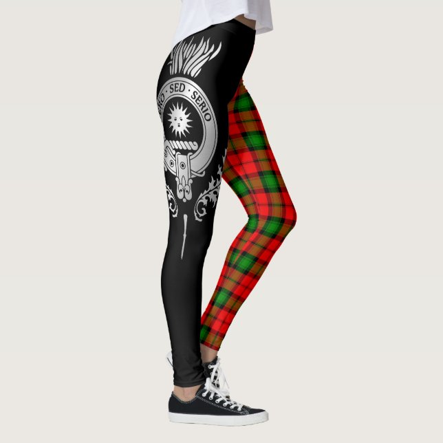 Legging Clan Kerr Crest & Tartan (Direita)