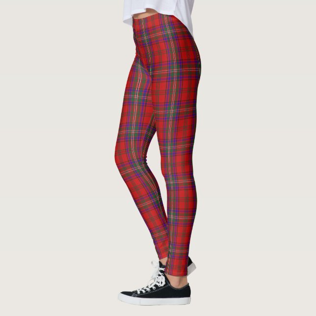Legging Clan MacClure Red Tartan Clássico Escocês (Esquerda)