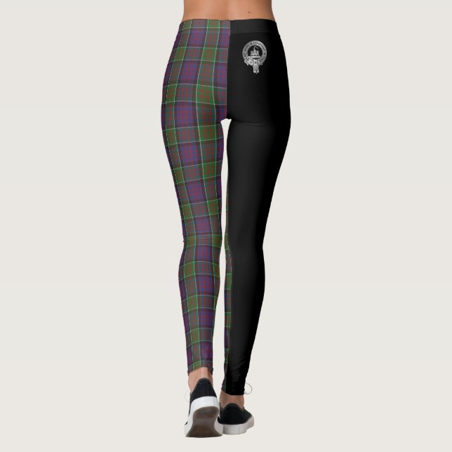 Legging Clan MacDonald do Clanranald Crest & Tartan (Verso)