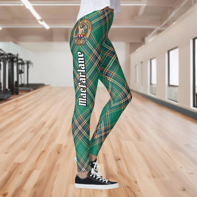 Legging Clan MacFarlane Caça Antigo Tartan (Criador carregado)