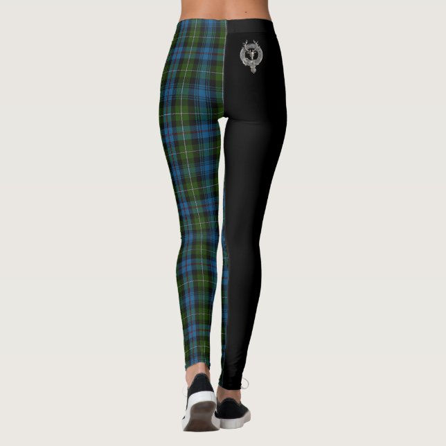 Legging Clan MacKenzie Crest & Tartan (Verso)