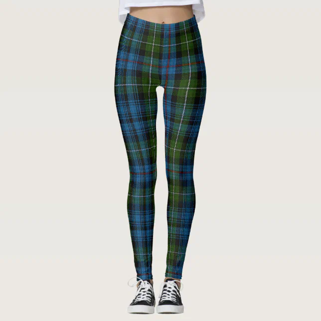 Scottish MacKenzie Weathered Clan Tartan Women Leggings