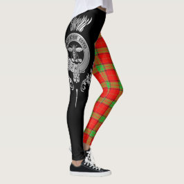 Legging Clan Maxton Crest & Tartan