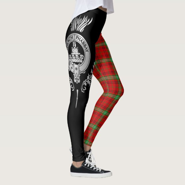 Legging Clan Morrison Crest & Tartan (Direita)