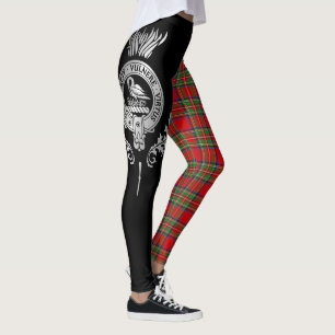 Legging Clan Stewart Crest & Tartan