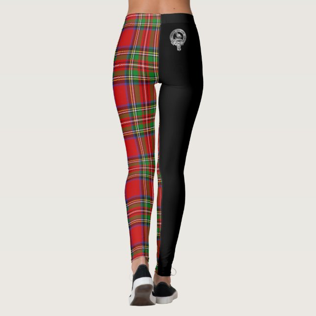 Legging Clan Stewart | Stuart Crest & Tartan (Verso)