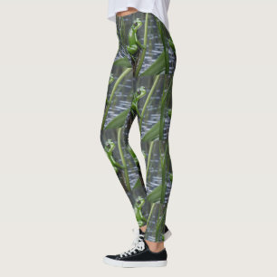 Legging "Claridade Cristal: Sapo de Vidro Verde em Rios"