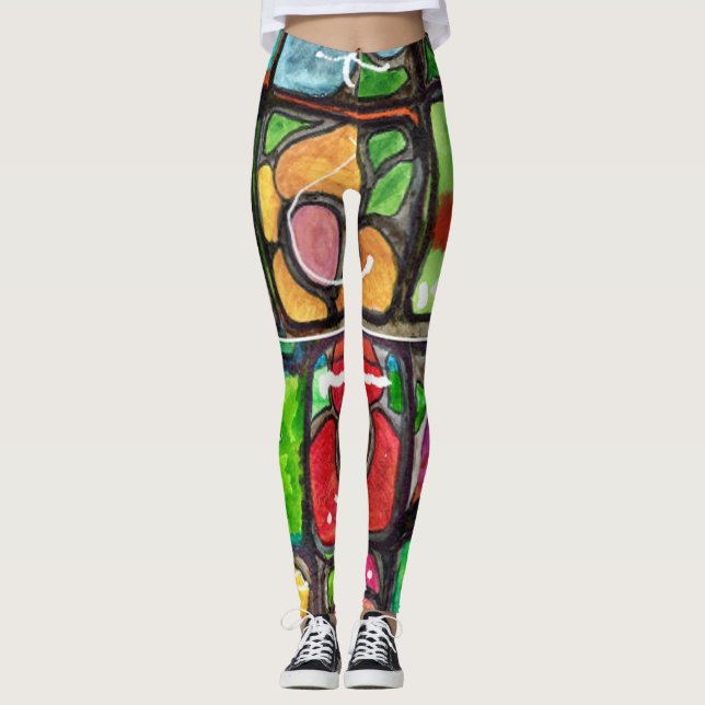 Legging Classe de pé, meias-calças (Frente)