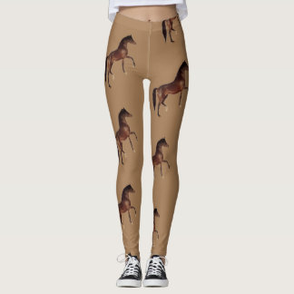 Legging Clássico, baía, cavalo trotante
