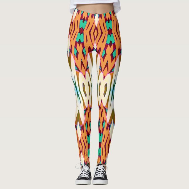 Legging Clássico multicolorido moderno "Ratti_Creative_Art (Frente)