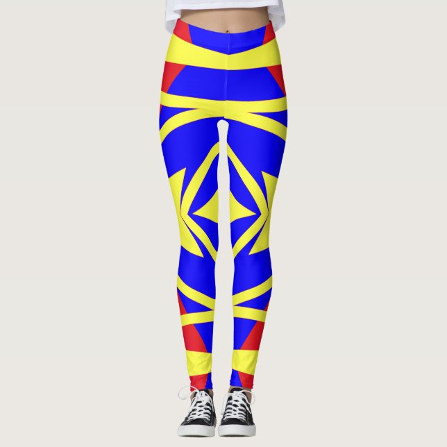 Legging Clássico multicolorido moderno "Ratti_Creative_Art (Frente)