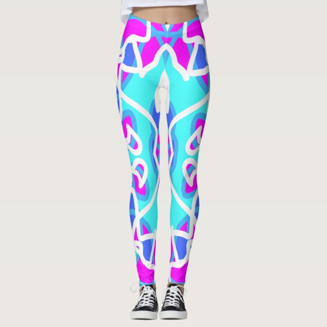 Legging Clássico multicolorido moderno "Ratti_Creative_Art (Frente)