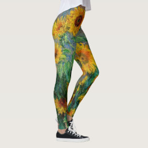 Legging Claude Monet - Buquê de Sunflower