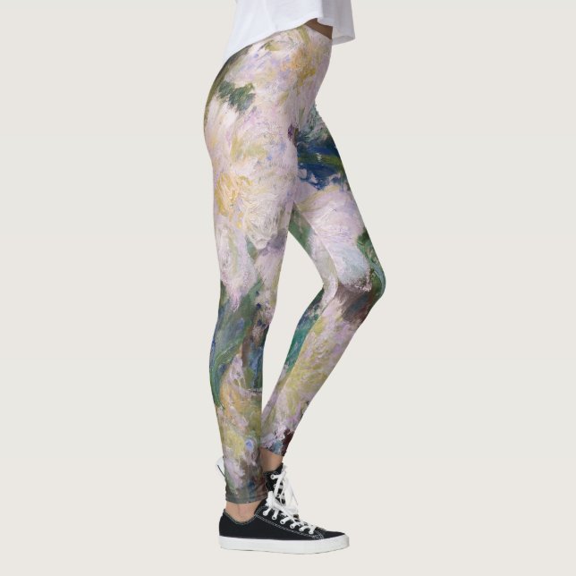 Legging Claude Monet - Clematite Branca (Direita)