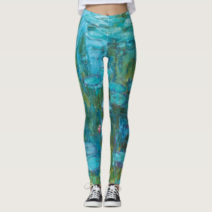 Legging Claude Monet Galeria de lírios Ninféas