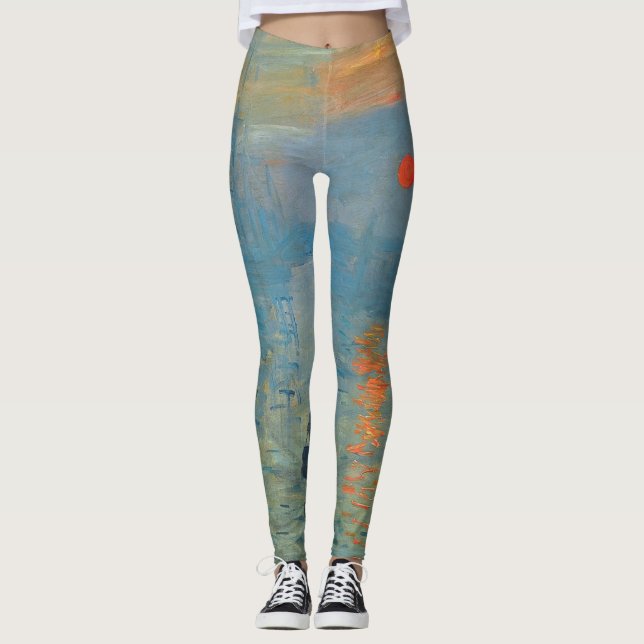 Legging Claude Monet Impressão (Frente)