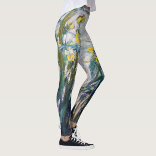 Legging Claude Monet - Irrisões Amarelo e Roxo