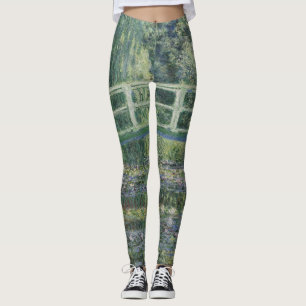 Legging Claude Monet - Lírios De Água E Ponte Japonesa