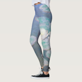 Legging Claude Monet - Lírios De Água, Efeito Da Noite