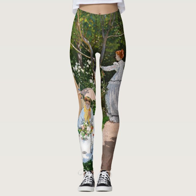 Legging Claude Monet - Mulheres no Jardim (Frente)