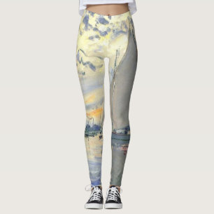 Legging Claude Monet - Navio De Navegação No Le Petit Genn