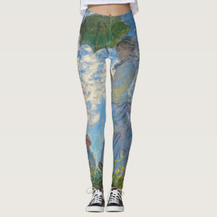 Legging Claude Monet - O Promenade, Mulher com Parasol