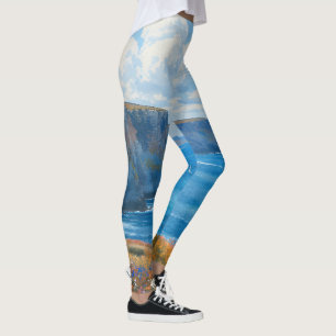 Legging "Cliff of Enless Horizon" - Uma paisagem marinha g