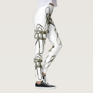 Legging Clipes de papel (a)