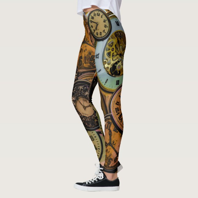 Legging Clocks Steampunk (Esquerda)