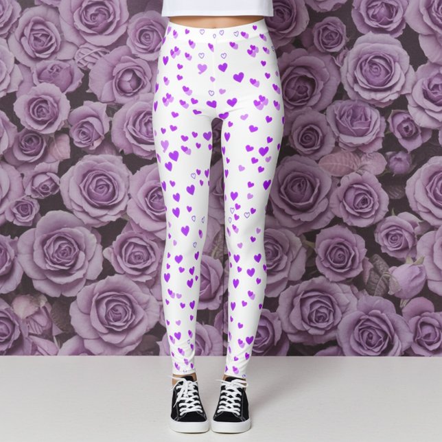 Legging Cluster com Coração Roxo (Criador carregado)