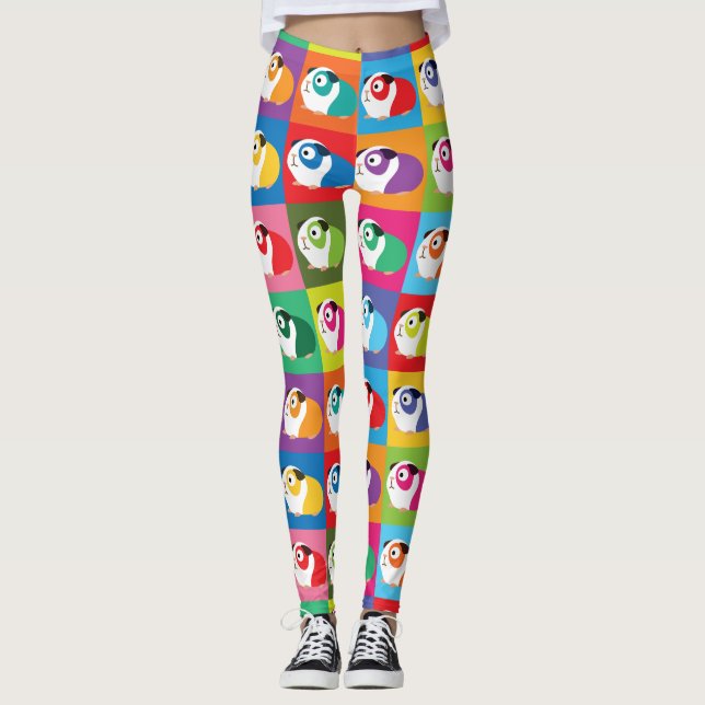 Legging Cobaias do pop art (Frente)