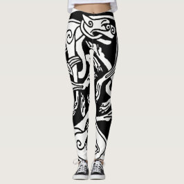 Legging Cobras celtas da Irlanda