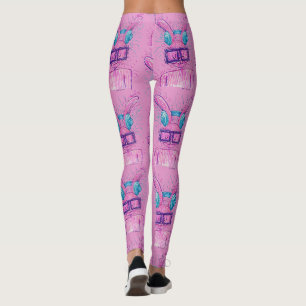 Legging Coelho Rosa Perdido na Música