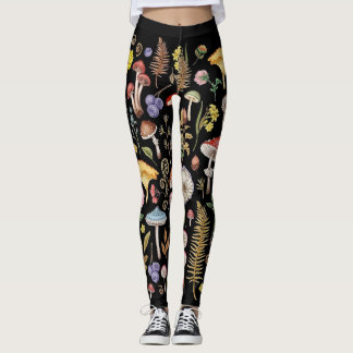 Legging Cogumelo, Cogumelo Mágico, Cogumelo Da Natureza
