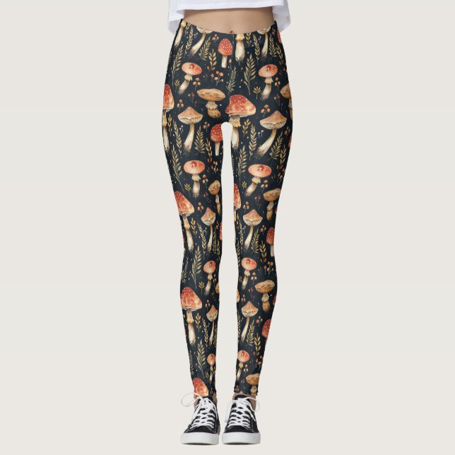Legging Cogumelo Florestal Magnético (Frente)