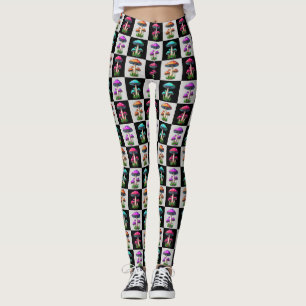 Legging Cogumelo Geométrico Verificado