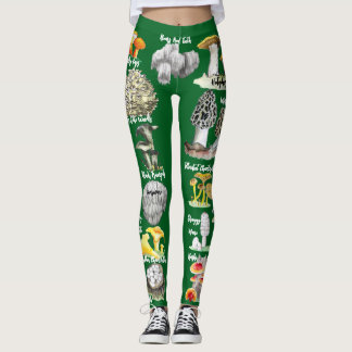 Legging Cogumelos (comestíveis e medicinais)
