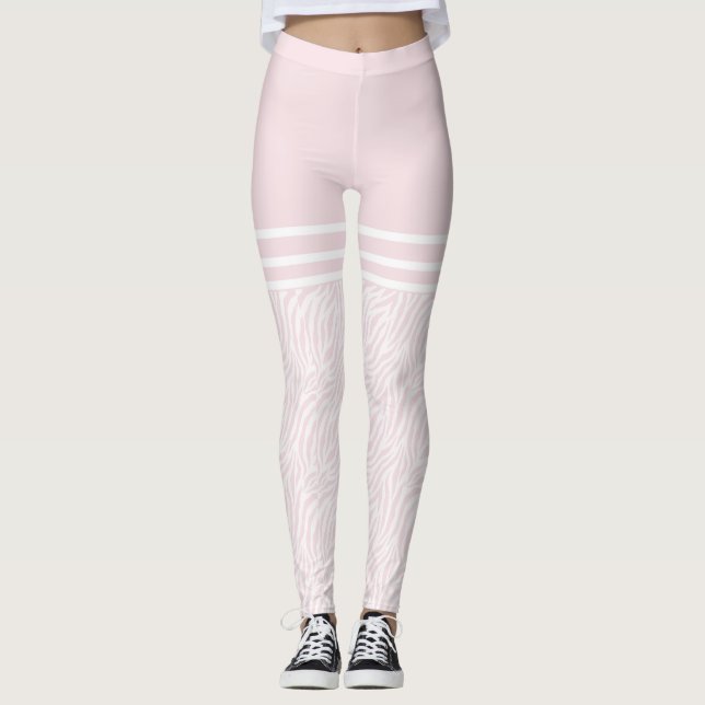 Legging Coisa selvagem rosa pálido (Frente)