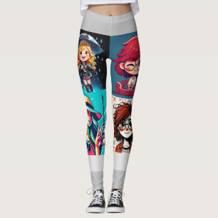 Legging Colagem de 4 Fotos Personalizada