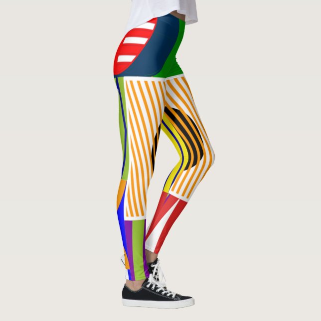 Legging Colagem de Formas Bauhaus (Direita)