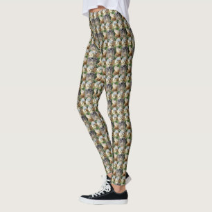 Legging Colagem de Fotos Sleepy Meerkat,