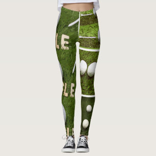 Legging Colagem de golfe com design
