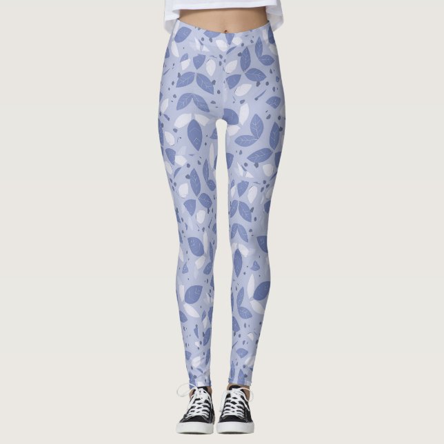 Legging Colagem de Harmonia Botânica Pastel (Frente)