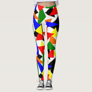 Legging Colagem de Triângulo