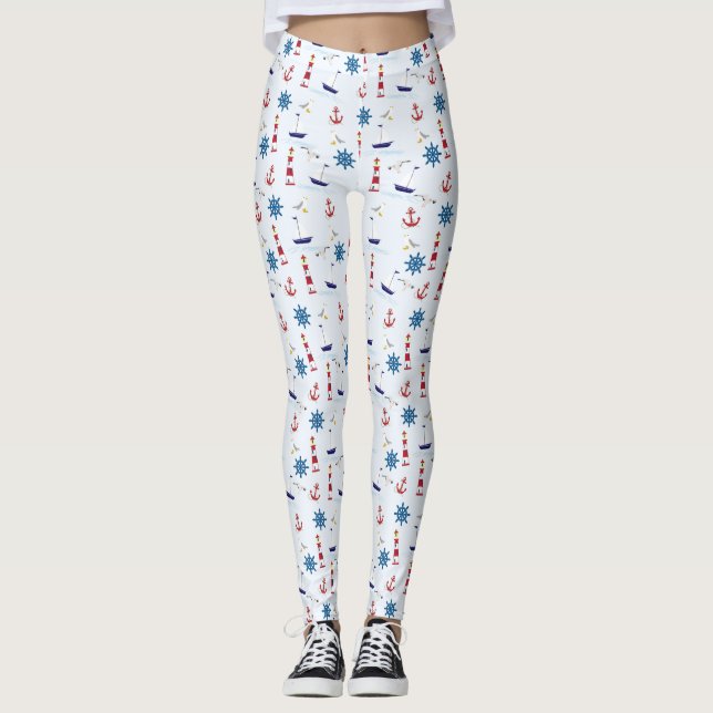Legging Colagem Náutica (Frente)