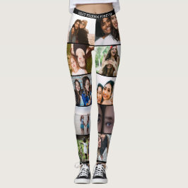 Legging Colagem Personalizada de Fotos do Melhor Amigo cri