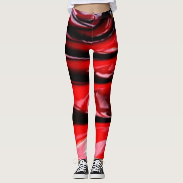 Legging Colagens modernos e legais de estilo hipster artís (Frente)