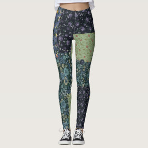 Legging Colcha de Remendo Falso