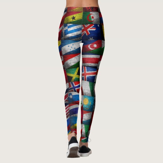 Legging Coleção de sinalizadores (Verso)