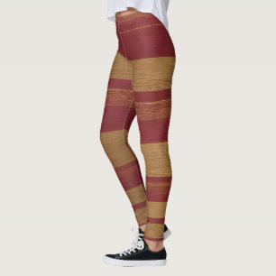 Legging Coleção Dourada Linen de Luxury Popular Burgundy